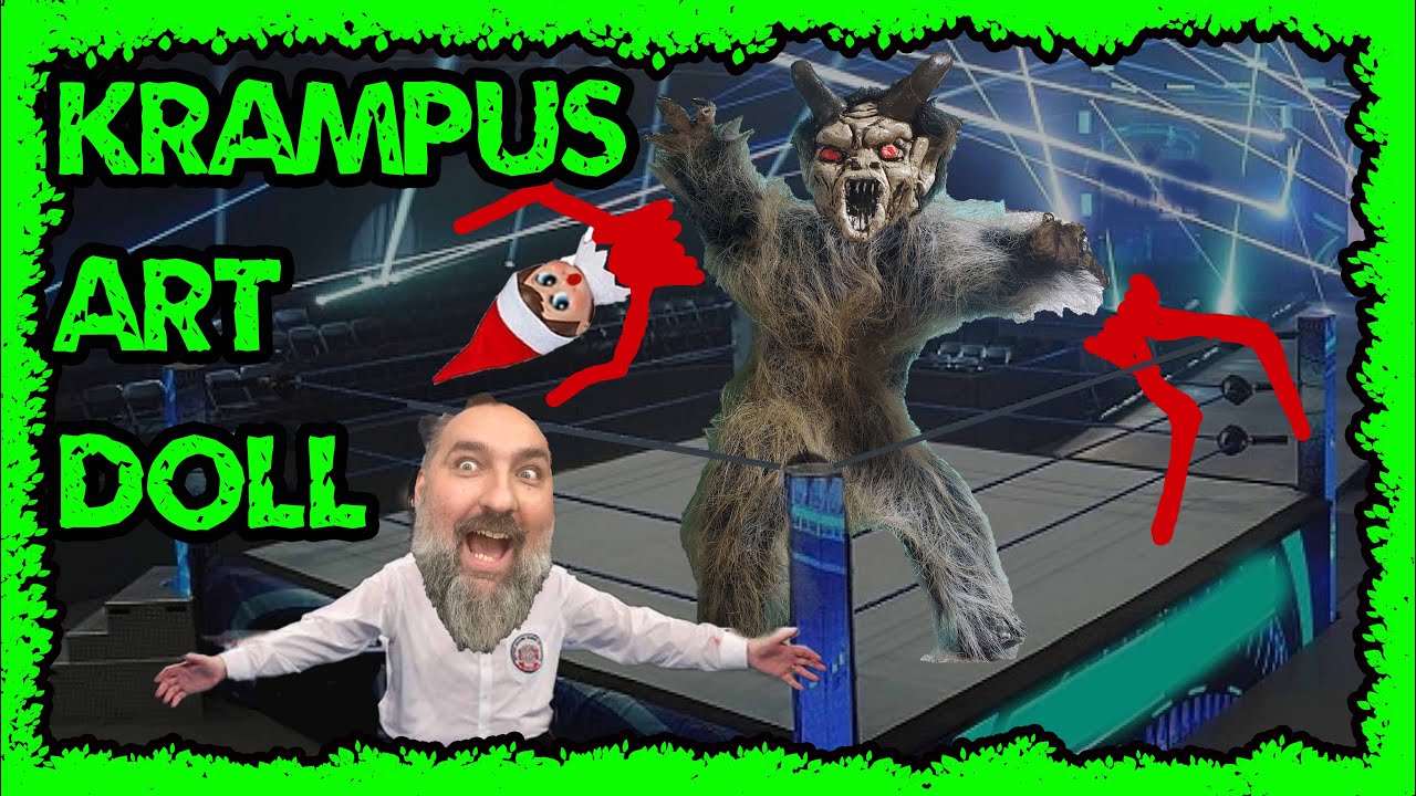Krampus art doll