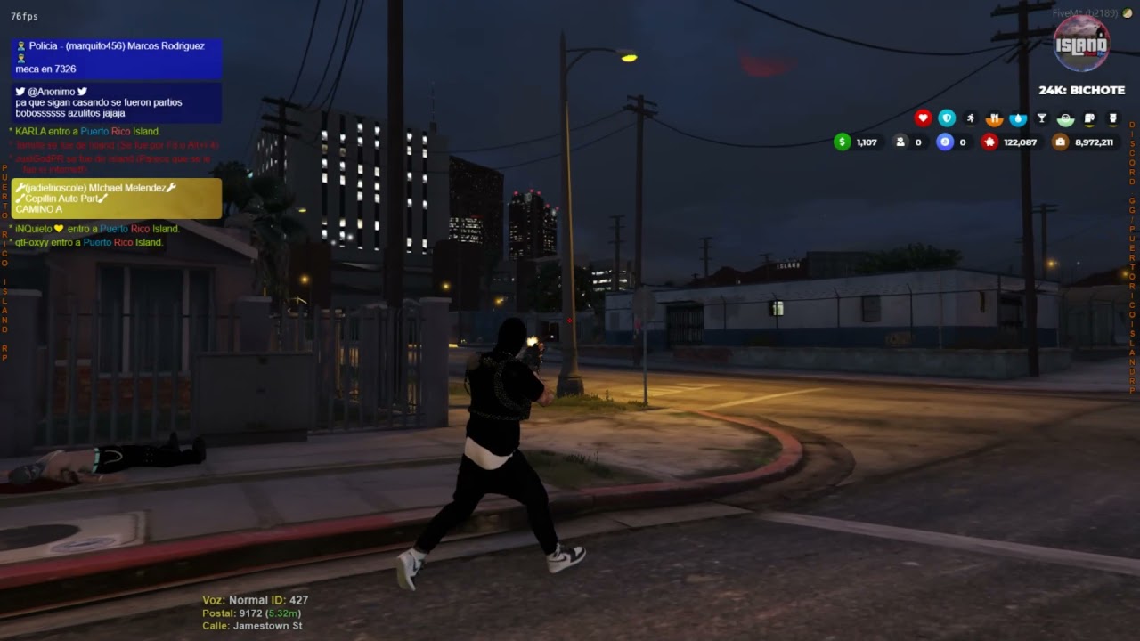 GTA roll play Puerto Rico Island clip