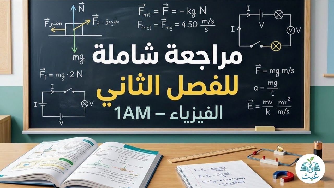 📚مراجعة في مادة الفيزياء الفصل الثاني للسنة الأولى متوسط من خلال حل موضوع إختبار🌦