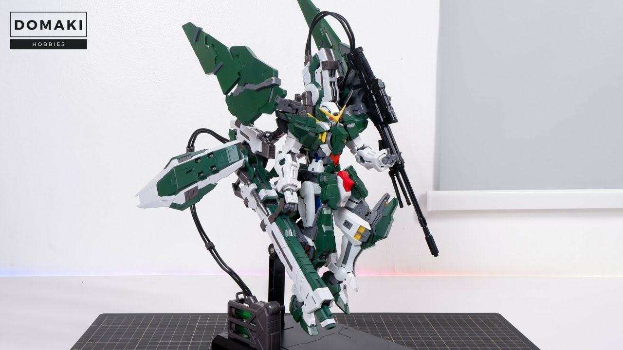 Dynames Gundam 1/100 with DL model GN High mega launcher ASMR Unboxing Build DABAN 6653