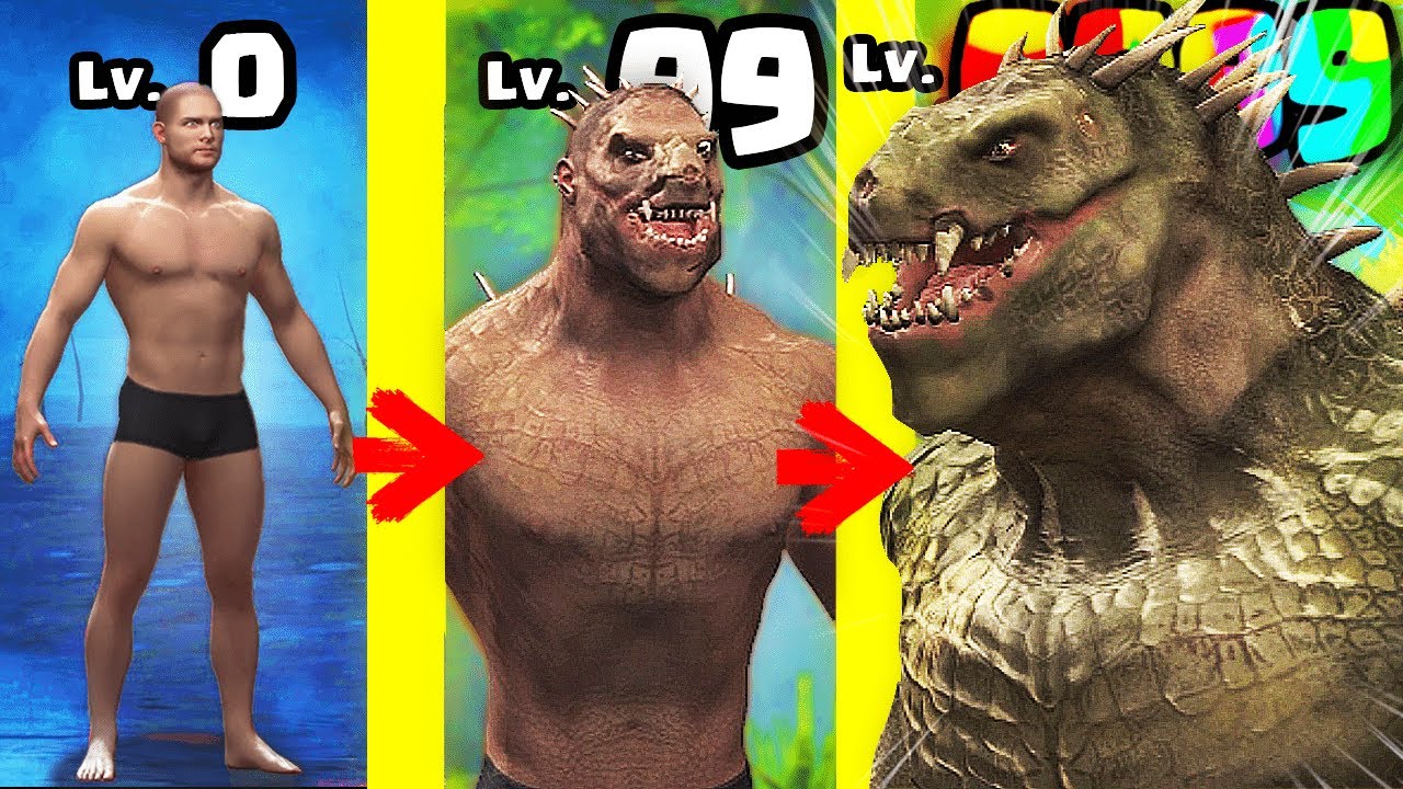 I evolved in MAX LEVEL LIZARD in Idle Transformation