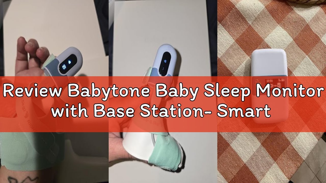 Review Babytone Baby Sleep Monitor with Base Station- Smart Sleep Sock, Tracking Heart Rate and Move