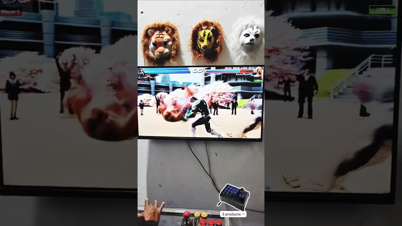 👑 Armor King + Law Combo Tekken Tag Tournament 2 #gaming #tekkentag2 #armorking #law #shorts