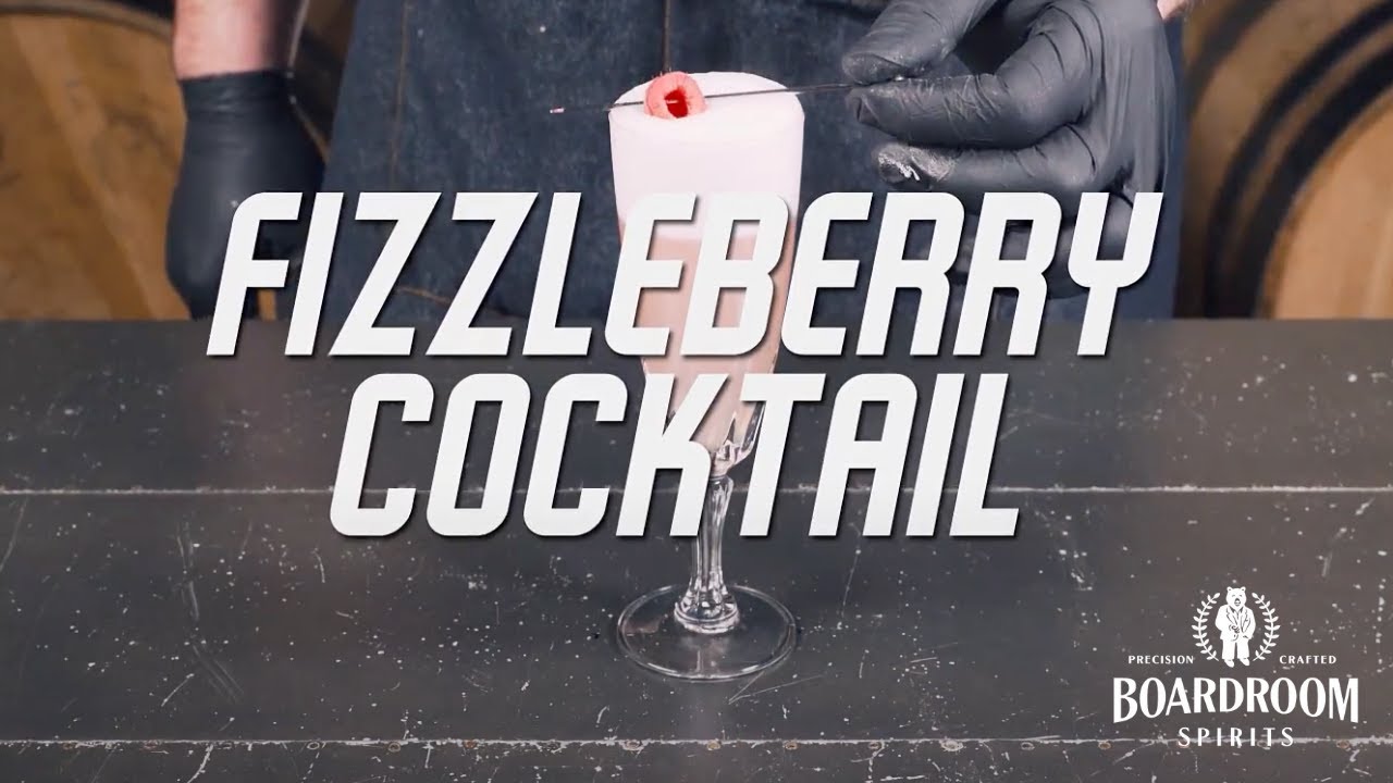How to make a Fizzleberry Cocktail | Drinking Fancy