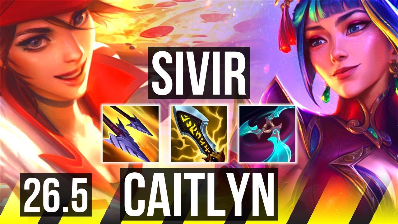 SIVIR & Leona vs CAITLYN & Lux (ADC) | 60K damage, Good KDA: 20/2/6 | EUW Grandmaster | 26.5