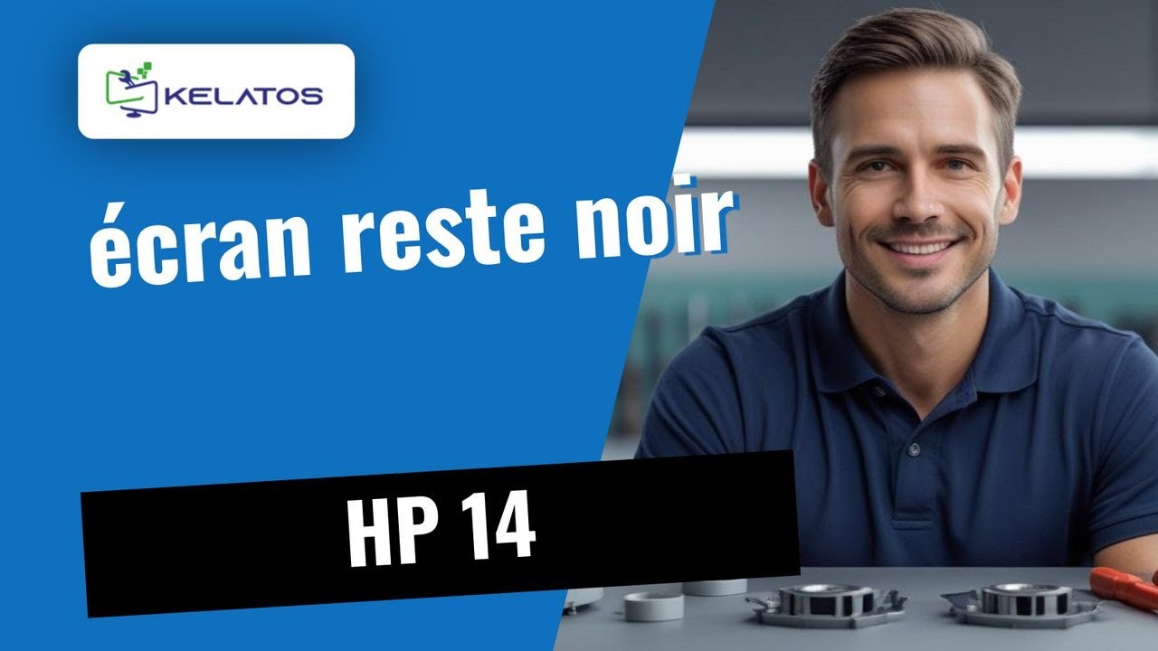 Votre HP 14 s'allume mais l'écran reste noir ? 🔧 Changement de l'écran