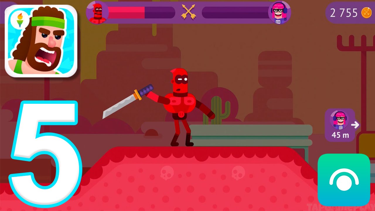 Bowmasters - Gameplay Walkthrough Part 5 - Duels: 15-20 (iOS)