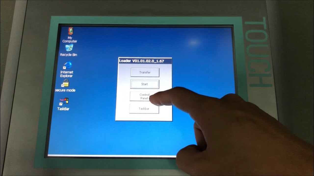 How to restore SIEMENS HMI with storage card