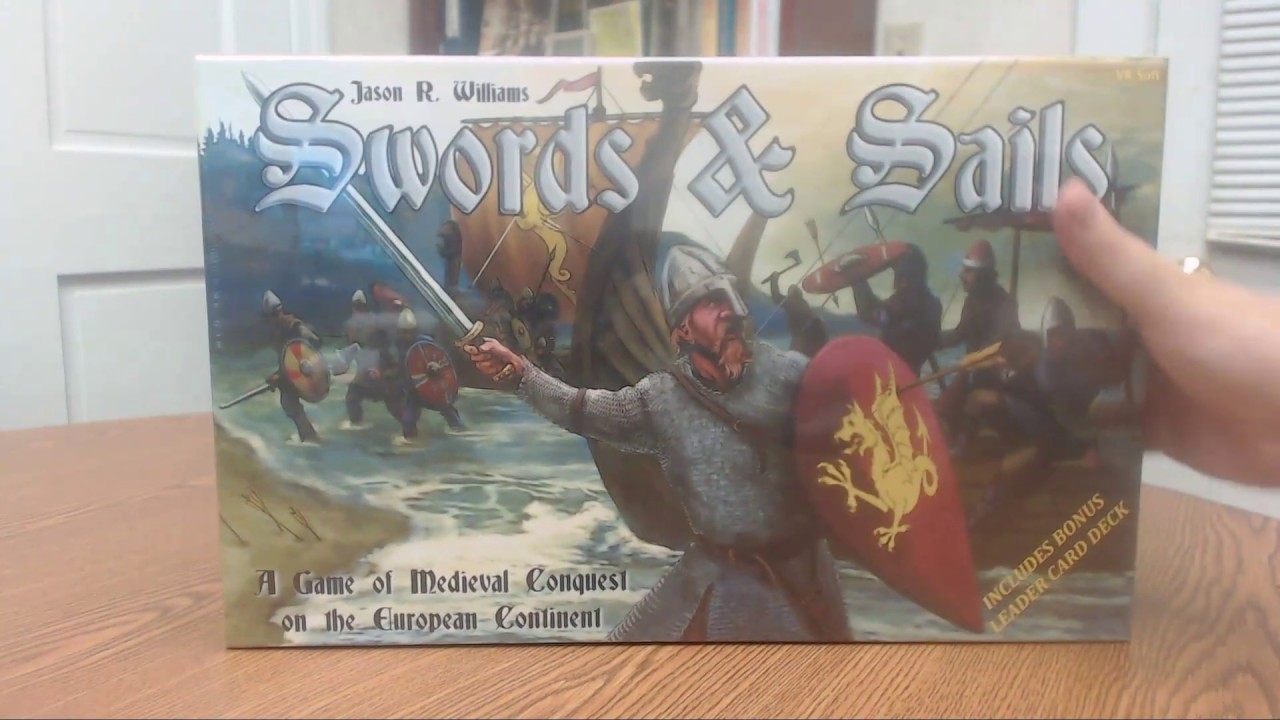 SWORDS & SAILS Unboxing Jason R Williams VR-Soft Board Game