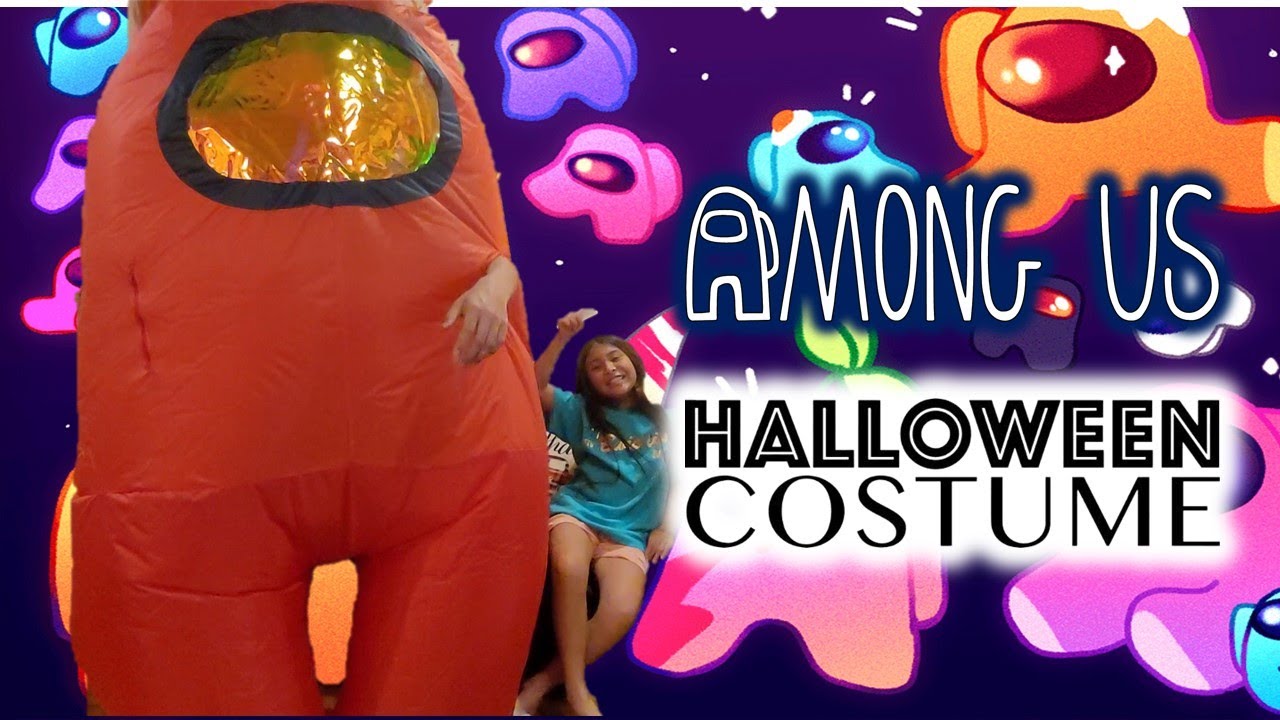 Among Us Halloween Costume ║Josh&Sarah ║HalukayTV