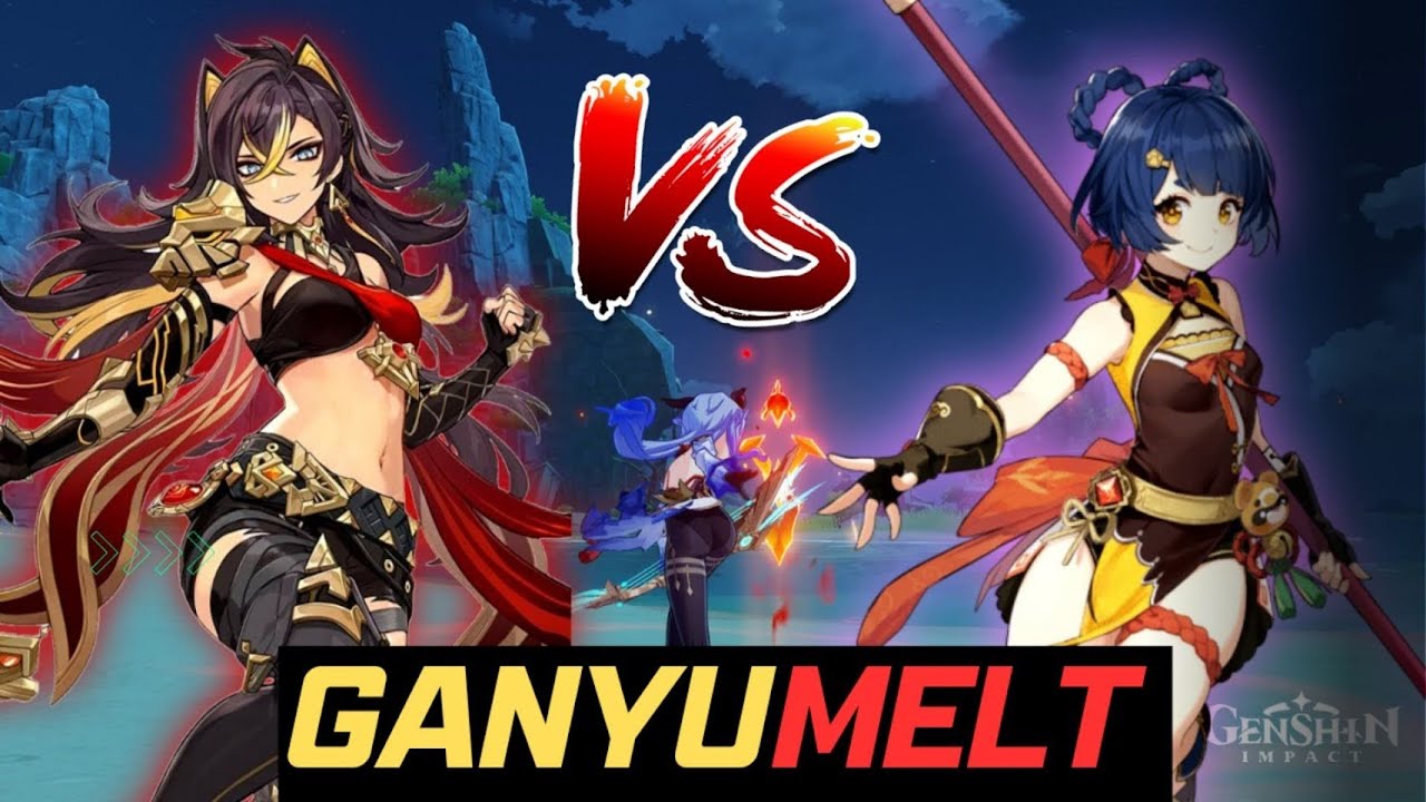 Dehya VS Xiangling Ganyu MELT Showcase
