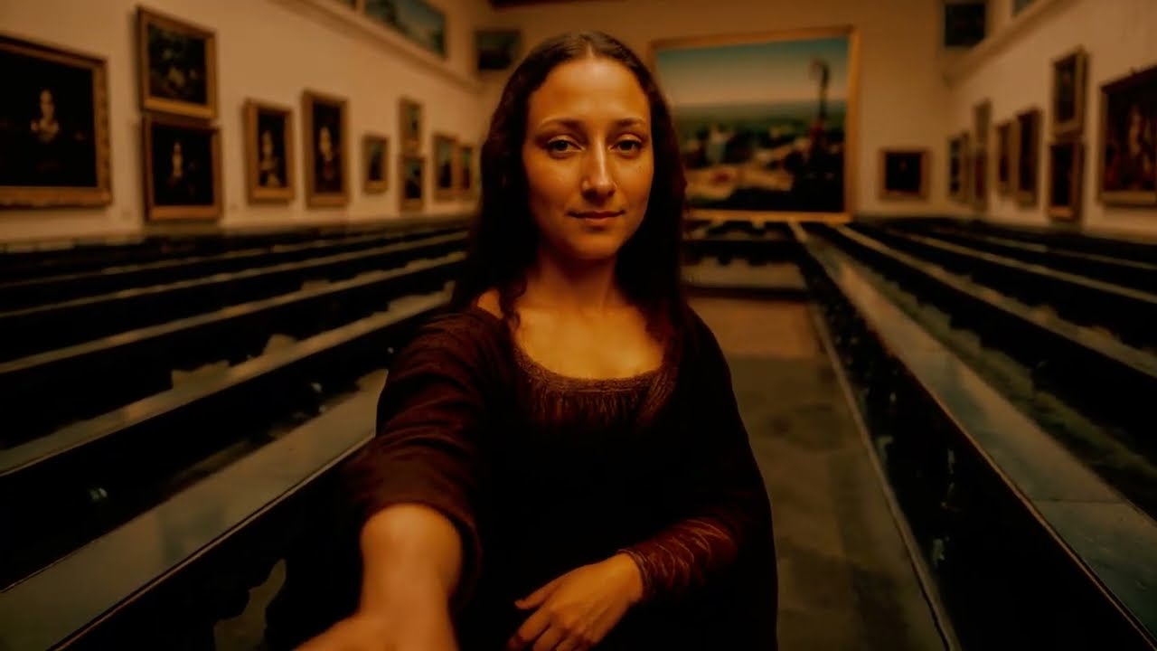 Saving Mona Lisa &ndash; A Cinematic Tribute Generated with AI