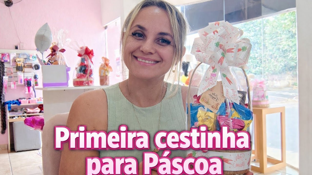 Primeira montagem para páscoa + comprinhas da Shoppe e presentes de hoje ✨