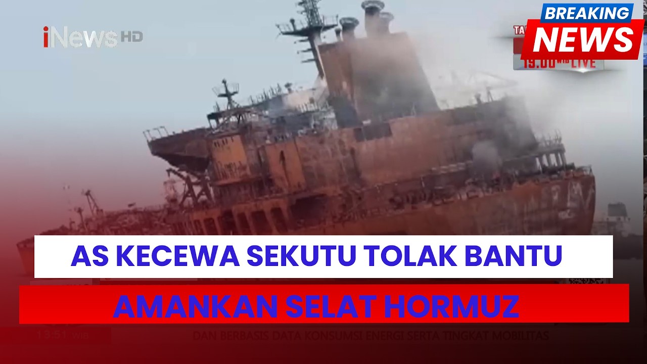 AS Kecewa Sekutu Tolak Bantu Amankan Selat Hormuz | Breaking News 17/3