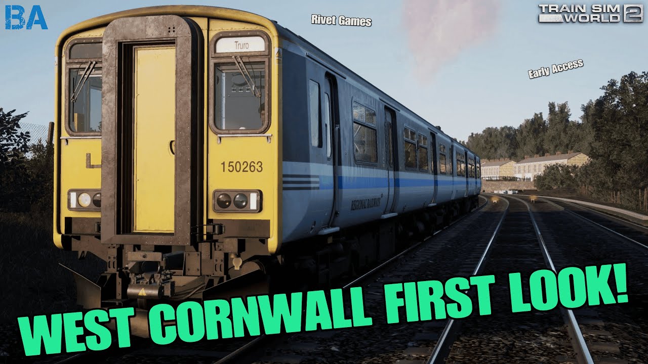 WEST CORNWALL LOCAL First Look!|NEW British Route|Train Sim World 2
