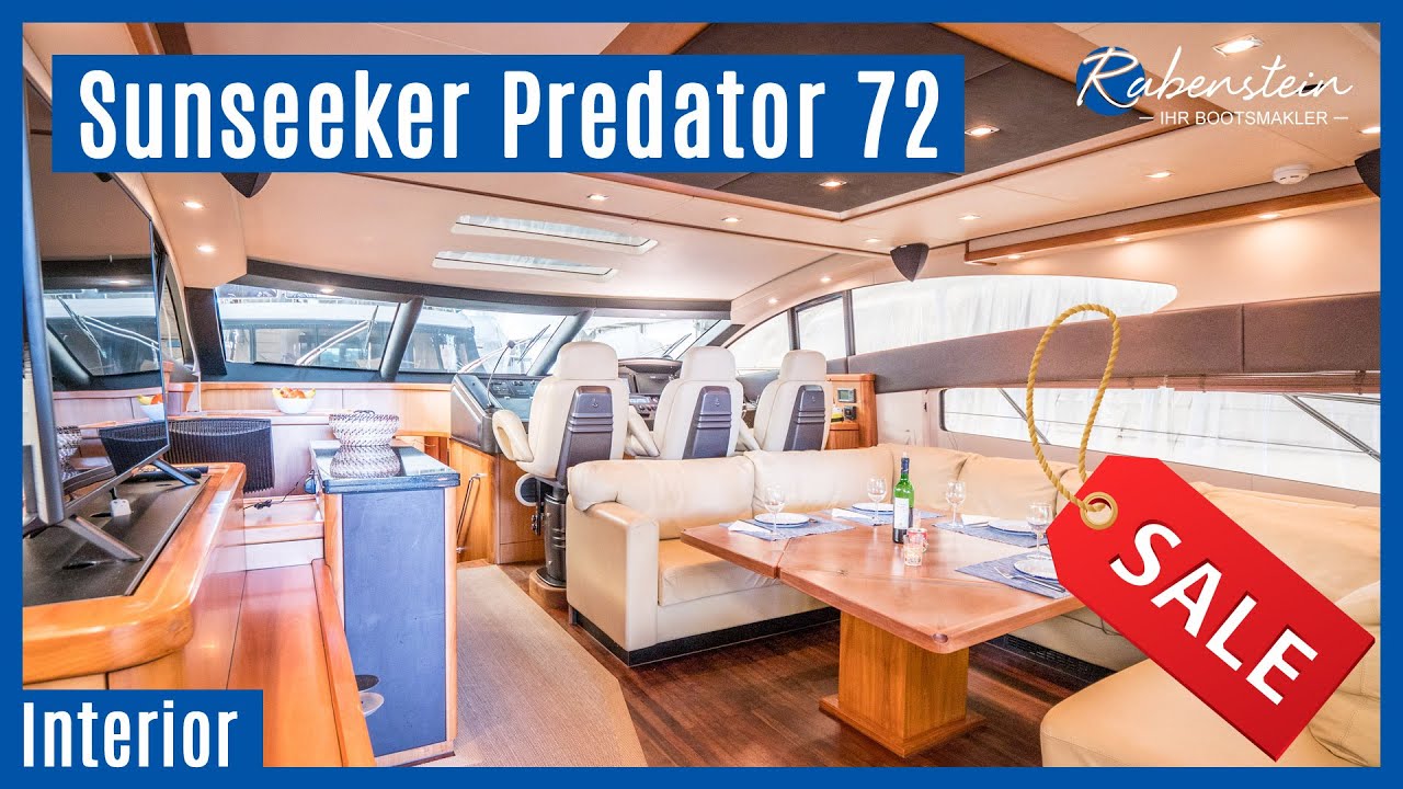 Sunseeker Predator 72 steht zum Verkauf - Innenansicht Teil 2 [VERKAUFT]