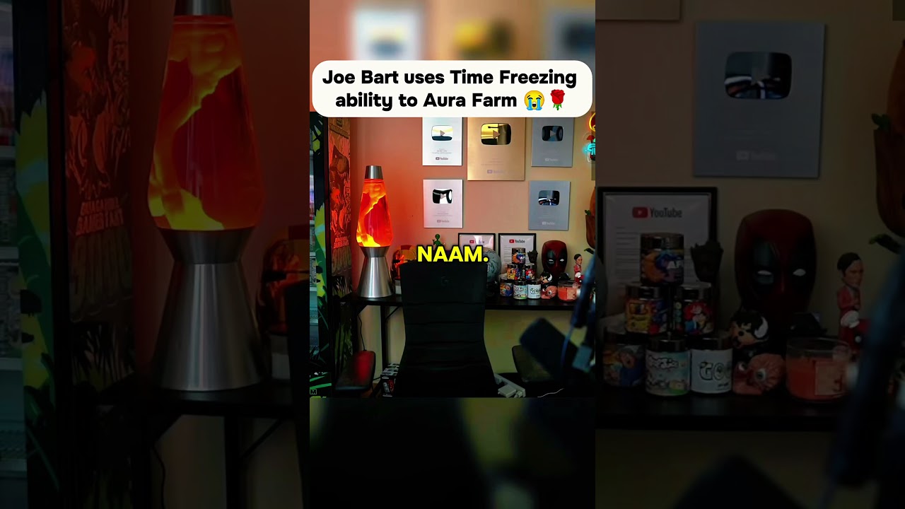 Joe Bart uses Time Freezing ability to Aura Farm 😭🌹