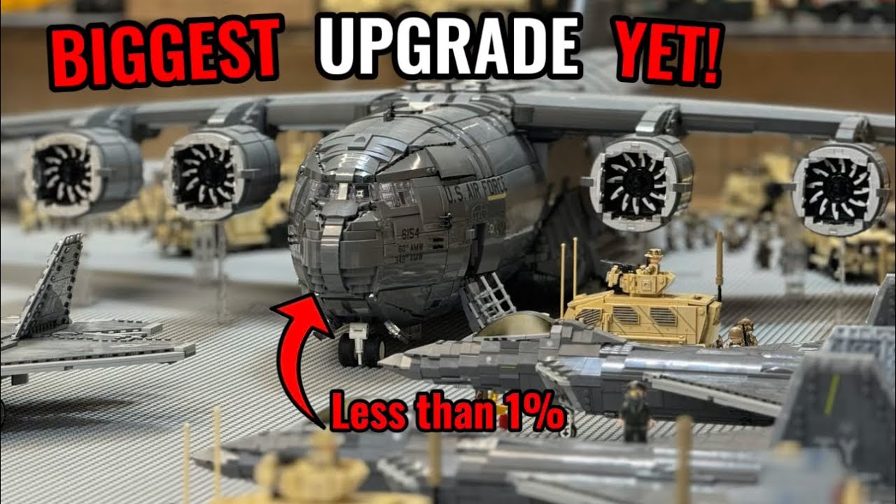Я построил ОГРОМНУЮ военную базу из LEGO…