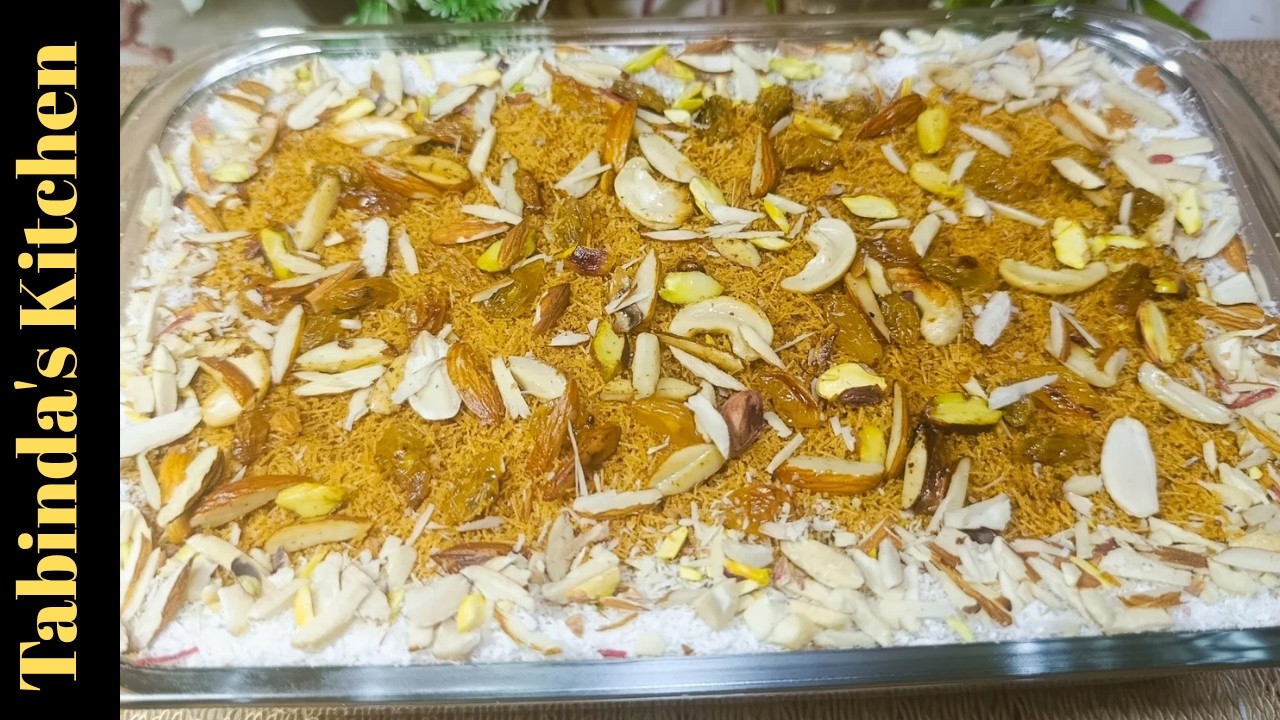 Eid Special Kunafa Dessert in 10 Minutes | Creamy & Crunchy Nawabi Seviyan 