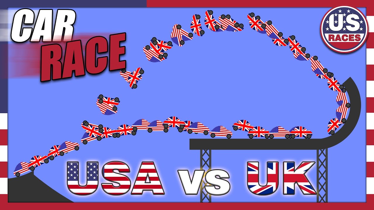 USA vs UK 4TH JULY CAR RACE 2021