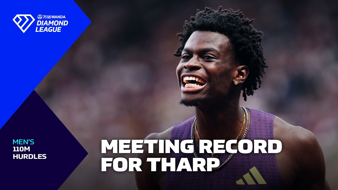 Ja'Kobe Tharp bije rekordy w biegu na 110 m przez płotki w Londynie &ndash; Diamentowa Liga Wandy 2026