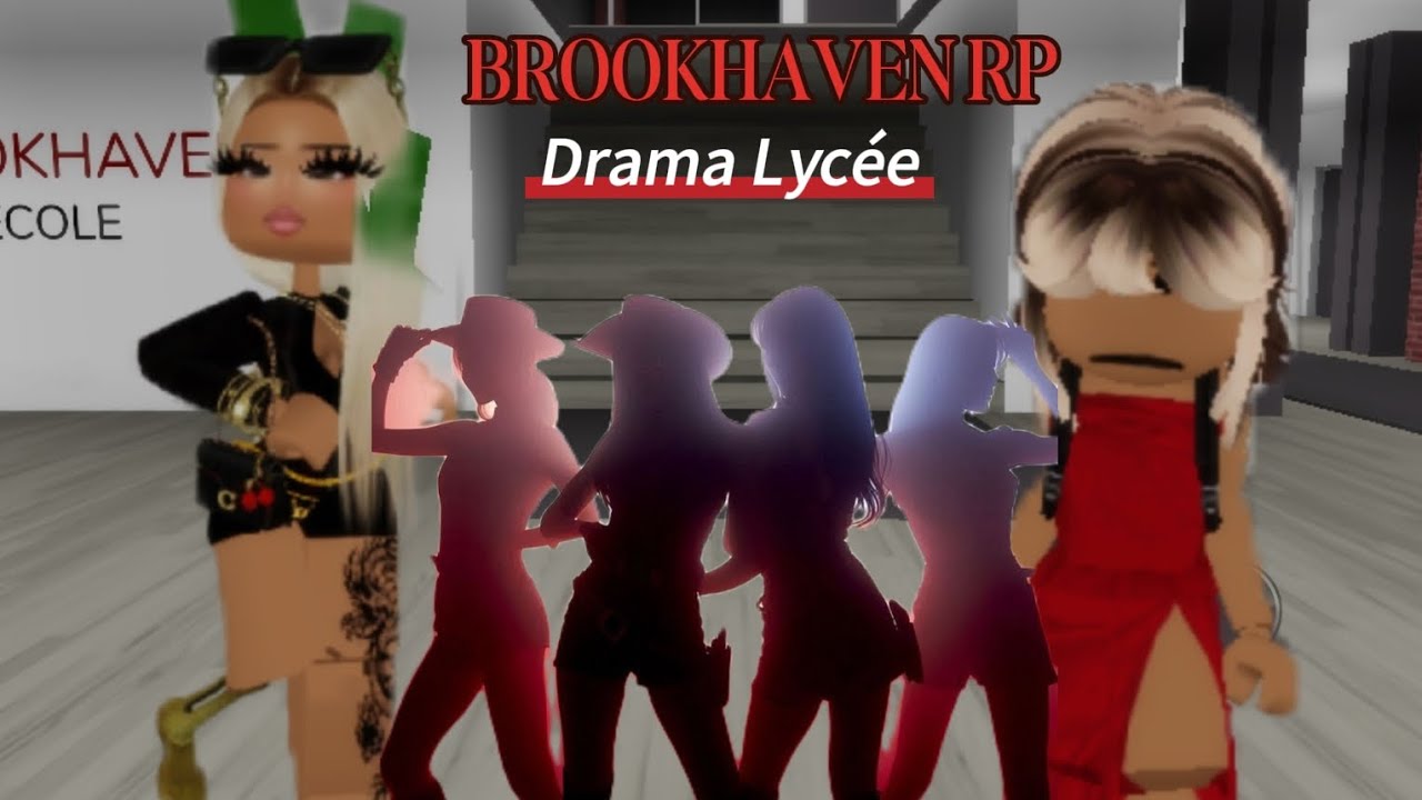 Un drama se passe au lycée de BrookHaven RP 🏡😨Sur roblox