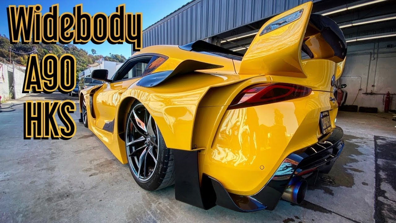 Как установить HKS Widebody на Supra A90 2020 года выпуска (часть 2)