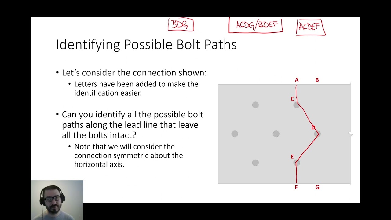 CE 414 Lecture 05:  Gross/Net Area, Staggered Connections (Pre-Recorded)