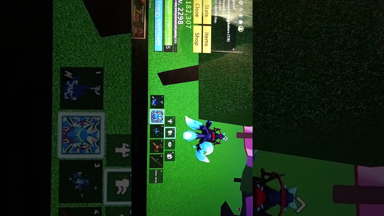 Playing blox fruits until I get lv 2300