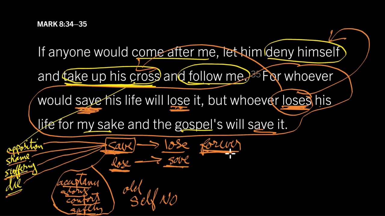Save Your Life By Losing It: Mark 8:34–38, Part 2