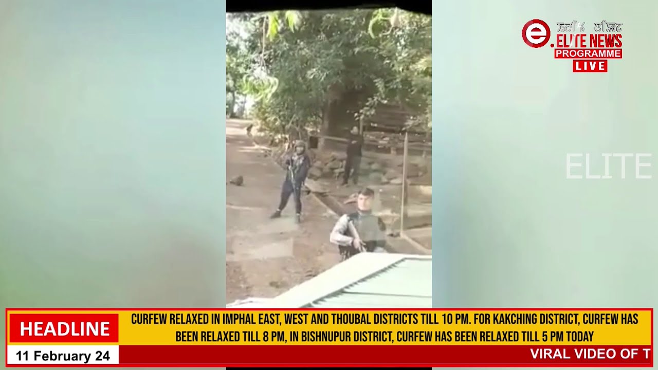Viral video of threaten to Assam Rifles by Kuki militants reached to National Media.