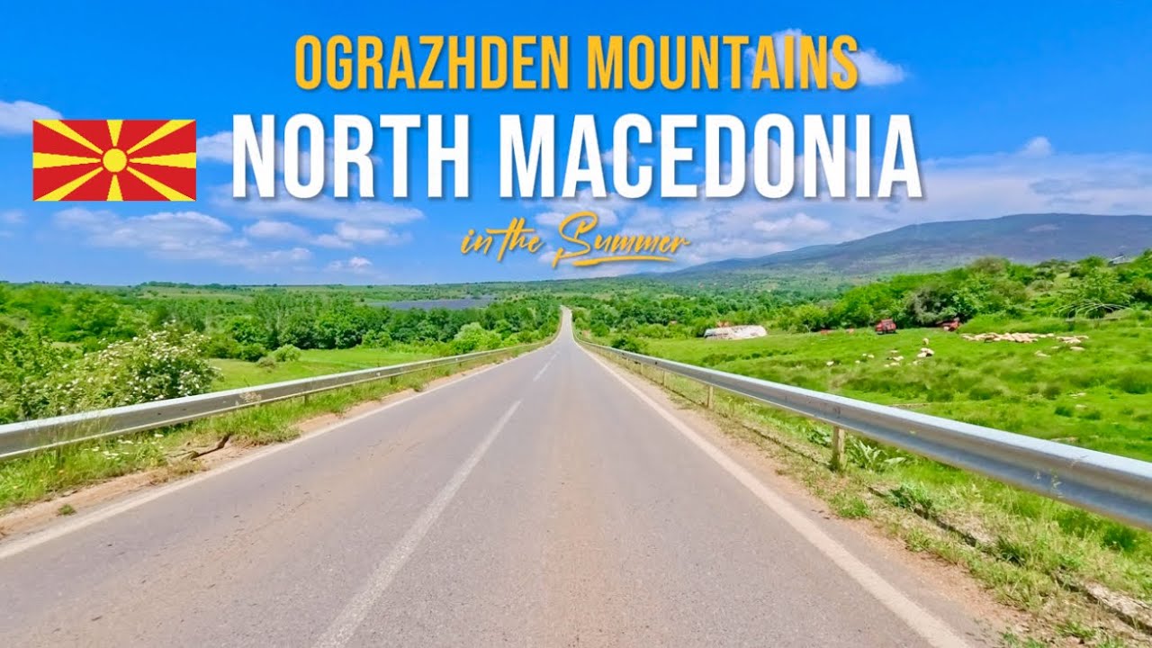 Driving in North Macedonia 🇲🇰 through the Heart of the Ograzhden Mountains –Scenic Ride in June 2025