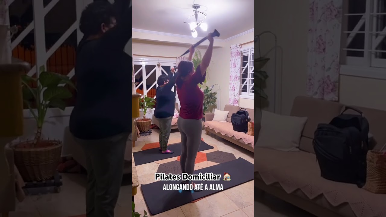 Pilates Domiciliar 🏠 #pilatestododia #pilatesbrasil #pilatesemcasa #movimento #exerc&iacute;cios #fisio