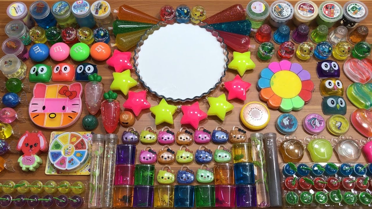 MIXING TOO MANY STORE BOUGHT SLIME AND PUTTY WITH FLUFFY SLIME | SATISFYING Video