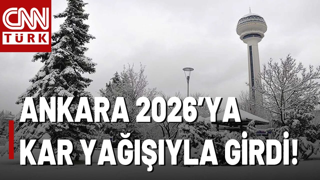 Yeni Yılın İlk Sabahında Kar! Ankara Kara Teslim...