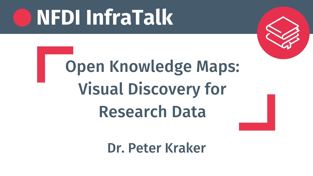 NFDI InfraTalk: Open Knowledge Maps: Visual Discovery for Research Data (3 July 2023)
