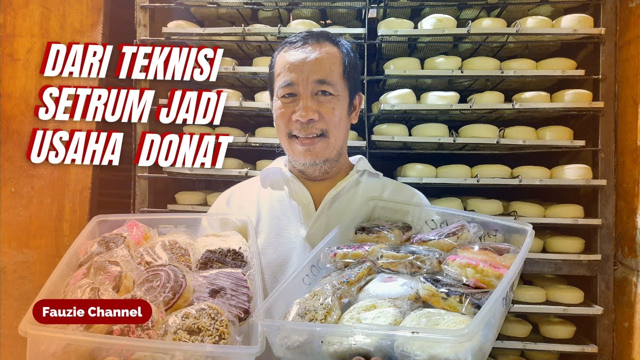 Menghidupi Puluhan Karyawan  Dari Usaha Donat