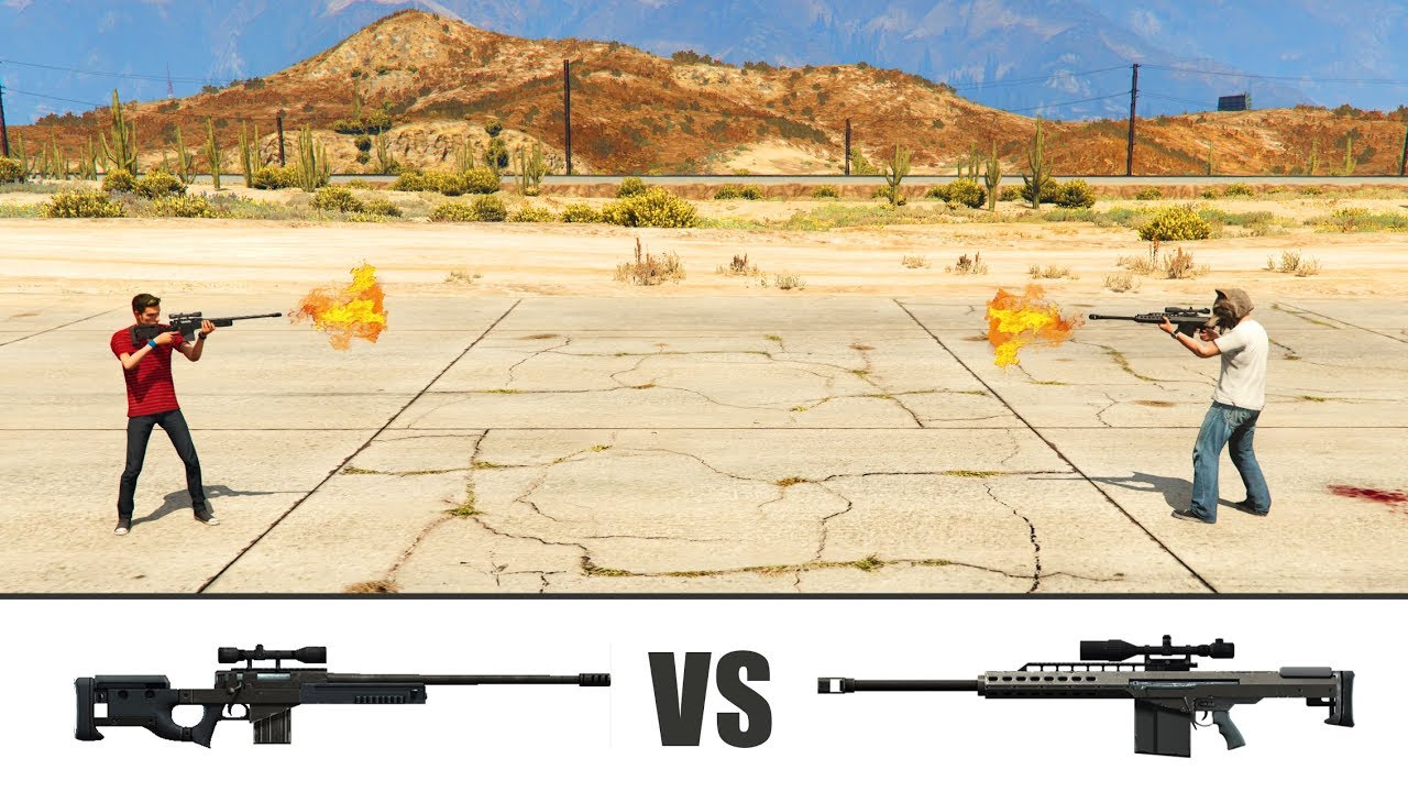 GTA V - Sniper vs Heavy Sniper