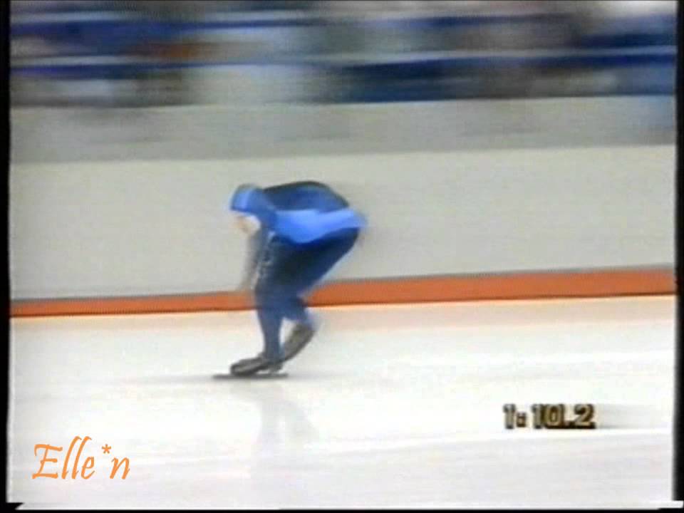 Winter Olympic Games Calgary 1988 - 1500 m Klimov - Hoffmann (WR)