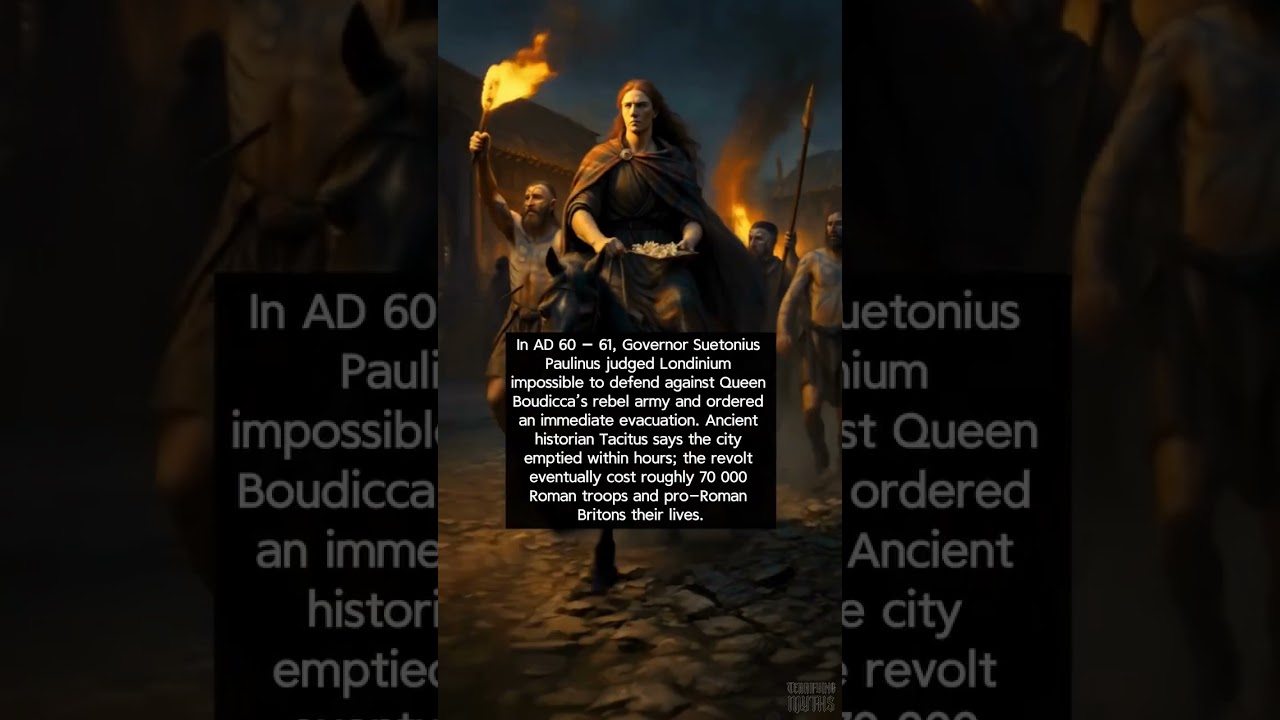 Boudicca's Revenge The Day the Romans Lost Londinium Terrifying True Story