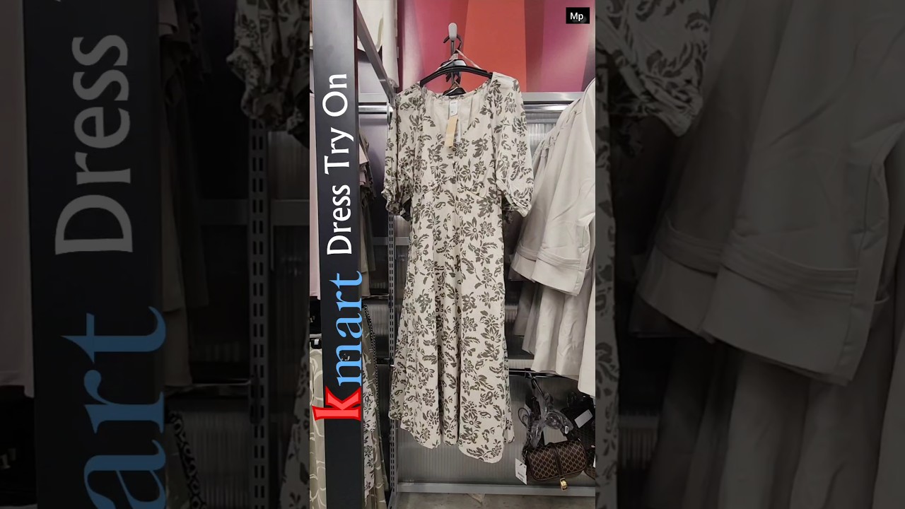 Kmart dress in store try-on 