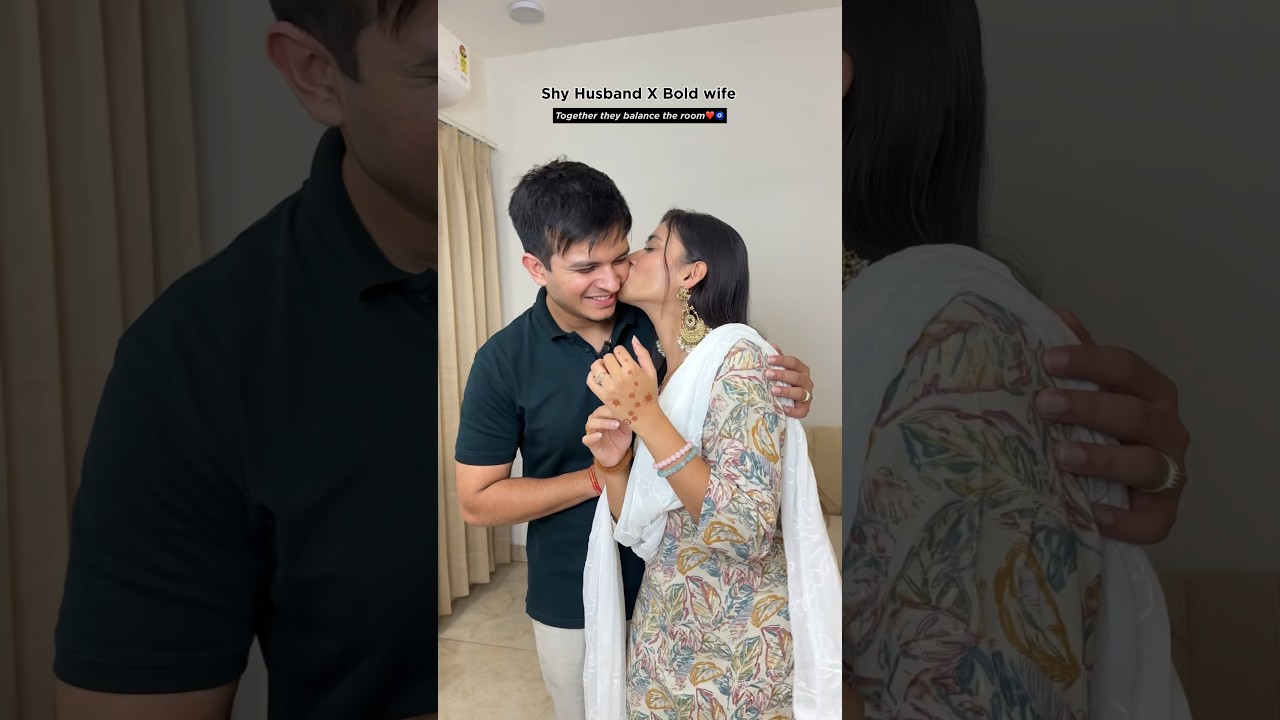 One shy+ one bold = Rabb ne bana di jodi❤️🧿@tanshivlogs #couplegoals #perfectjodi #perfectpair