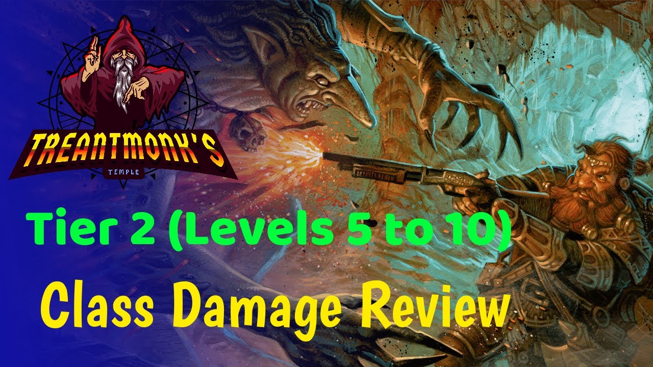 Tier 2 Class Damage Results: D&D 5.24e 2024 Player's Handbook