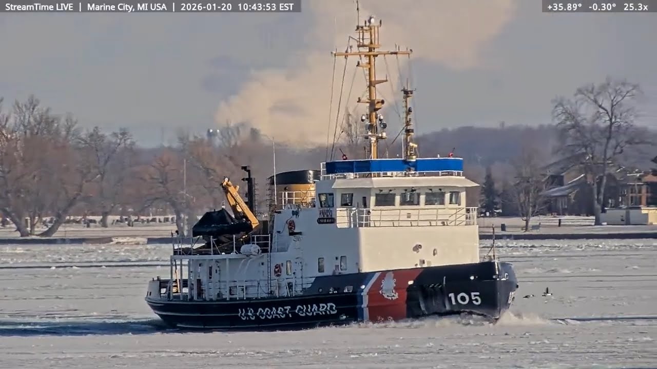 USCGC Neah Bay Marine City and Algonac 1-20-26