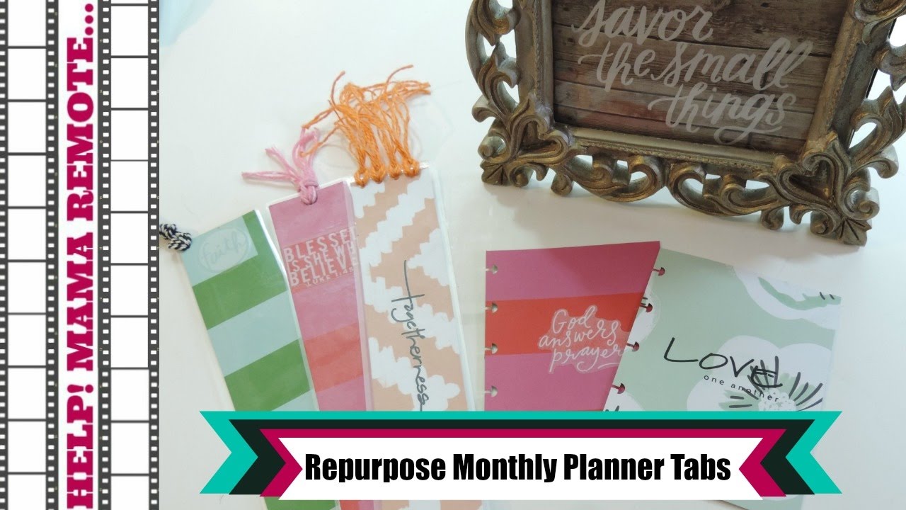 3 Ways To Repurpose Happy Planner Monthly Tabs
