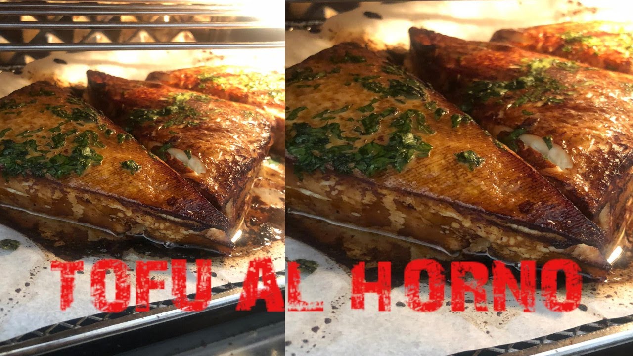 TOFU AL HORNO - Receta fácil para salir de apuros rápidamente