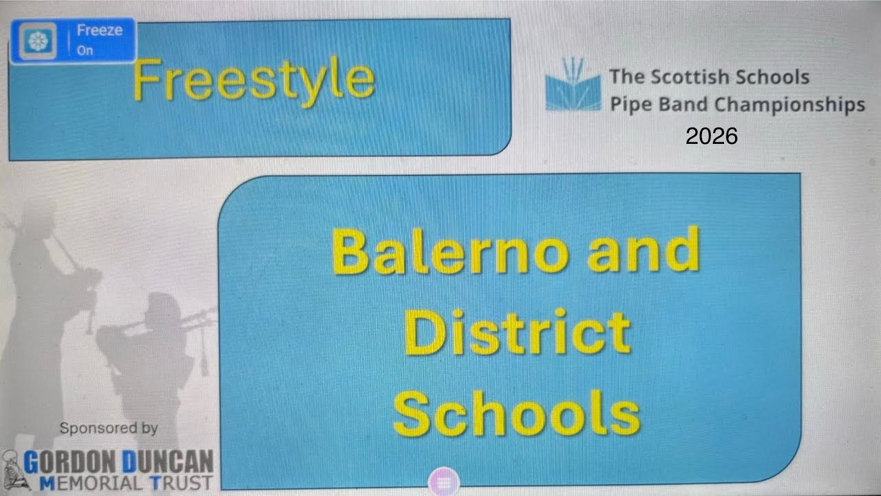 Balerno & District Schools - Freestyle - Scottish Schools Pipe Band Championships 2026