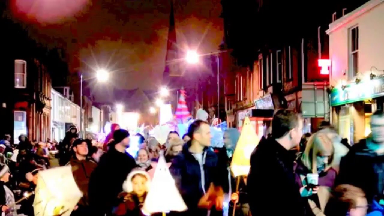 BIG BURNS SUPPER PARADE DUMFRIES SCOTLAND