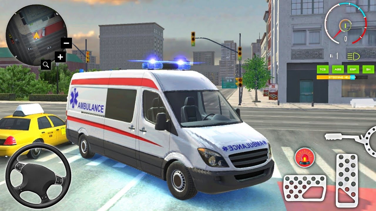 Hospital Ambulance Car Driving Game 🚑 | Rescue Emergency Van Simulator | Android Gameplay