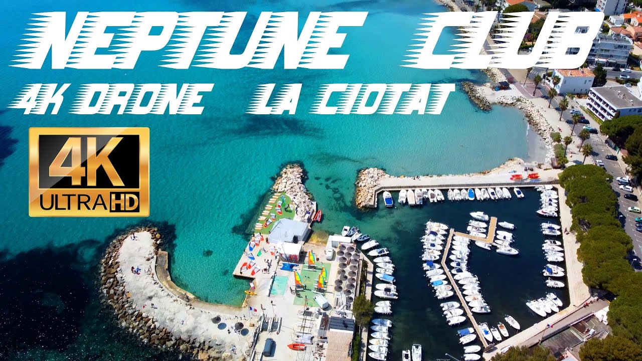 Neptune Club - La Ciotat - 4K Drone Footage